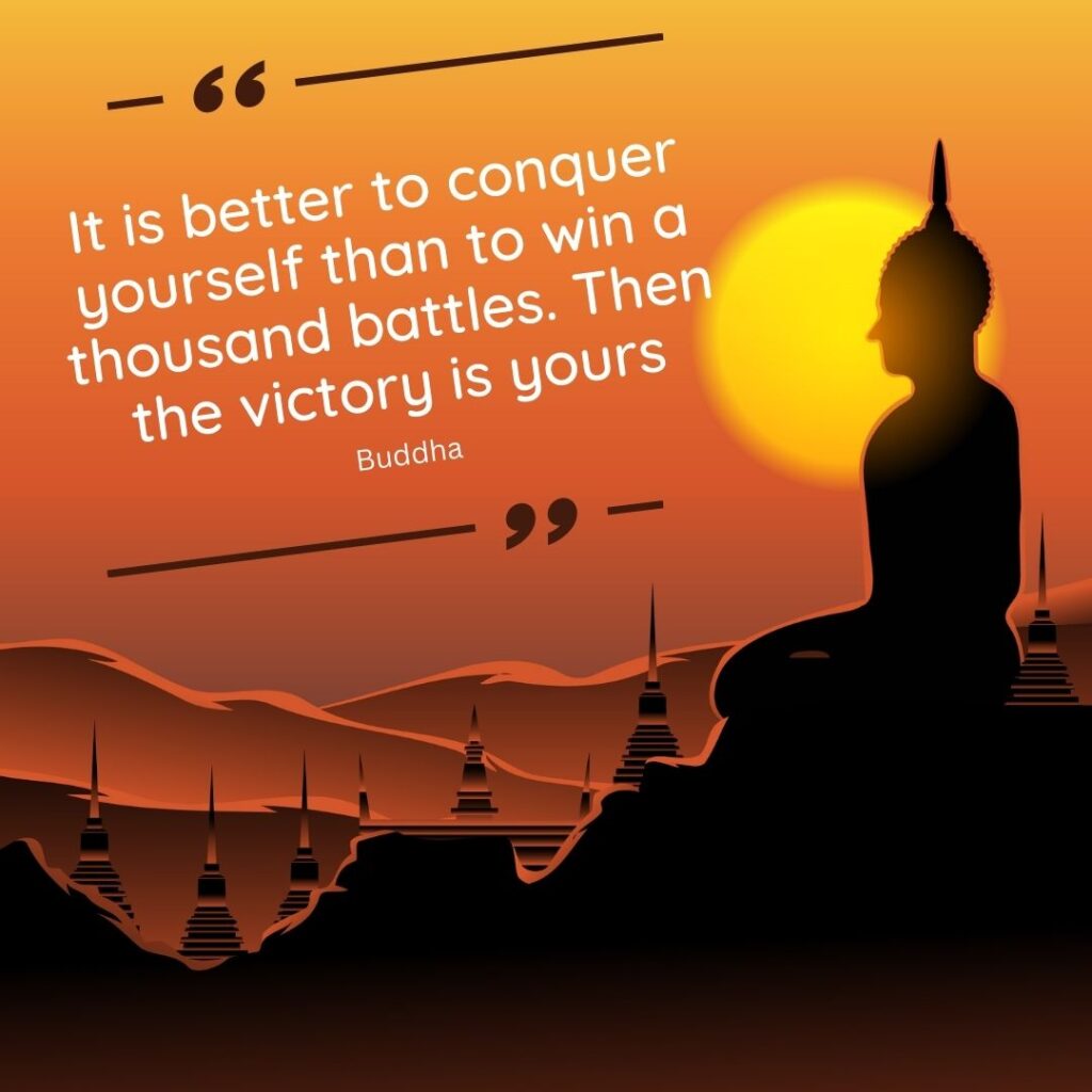 buddha quote on victory
