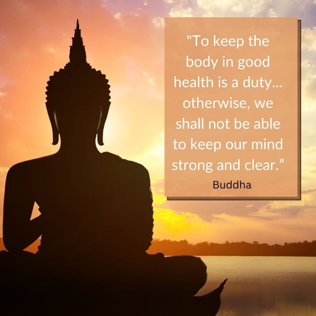 buddha quote on health