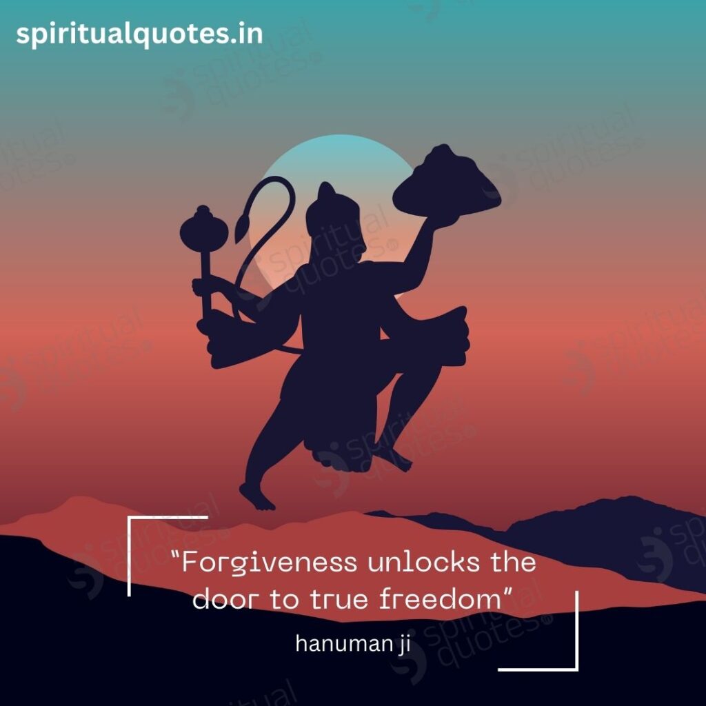 hanuman on forgiveness