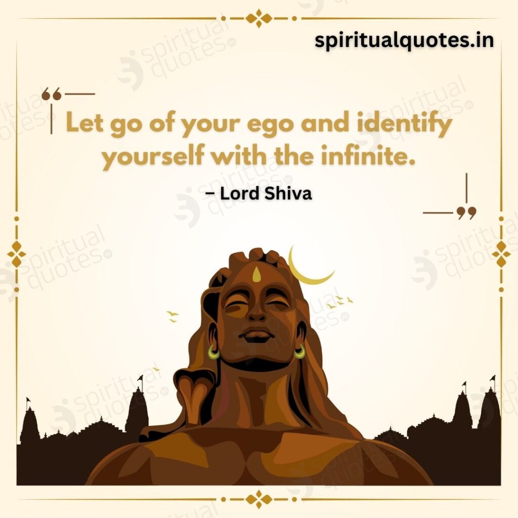 lord shiva on ego
