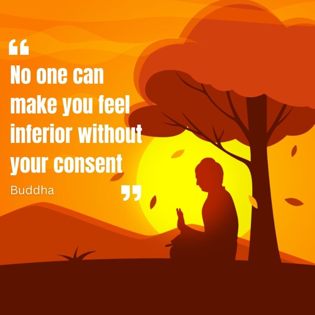 buddha quotes on inferiority