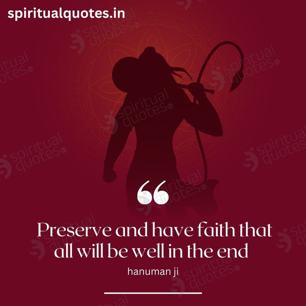 hanuman ji on faith
