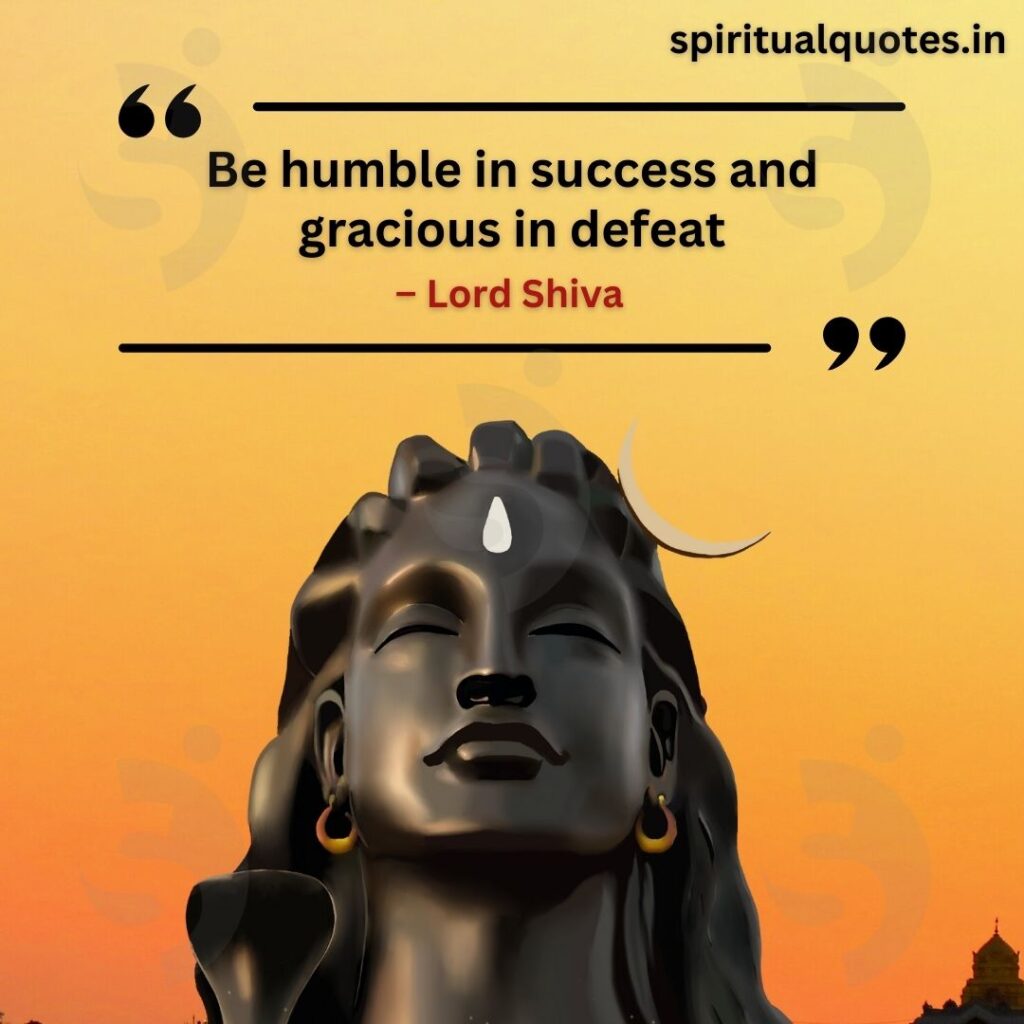 shiva quote on being humble