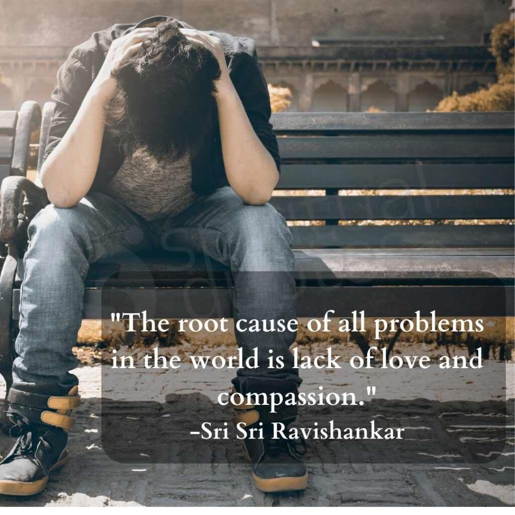 quotes by sri sri ravishankar on problems