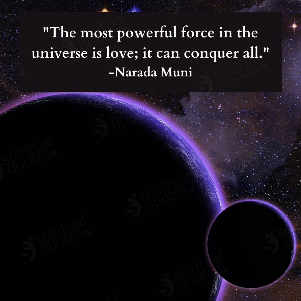 quotes by Narad muni on universe