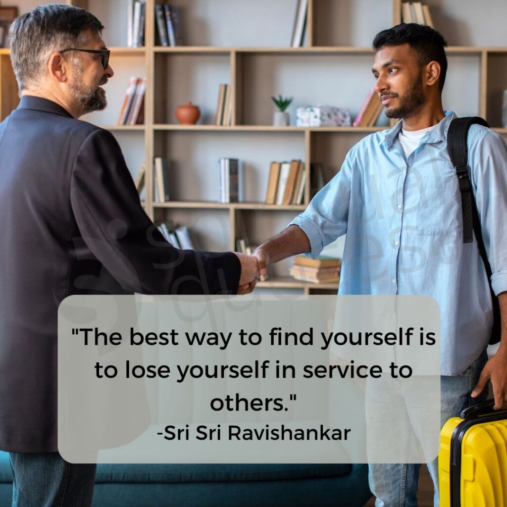 Ravi Shankar quotes on service