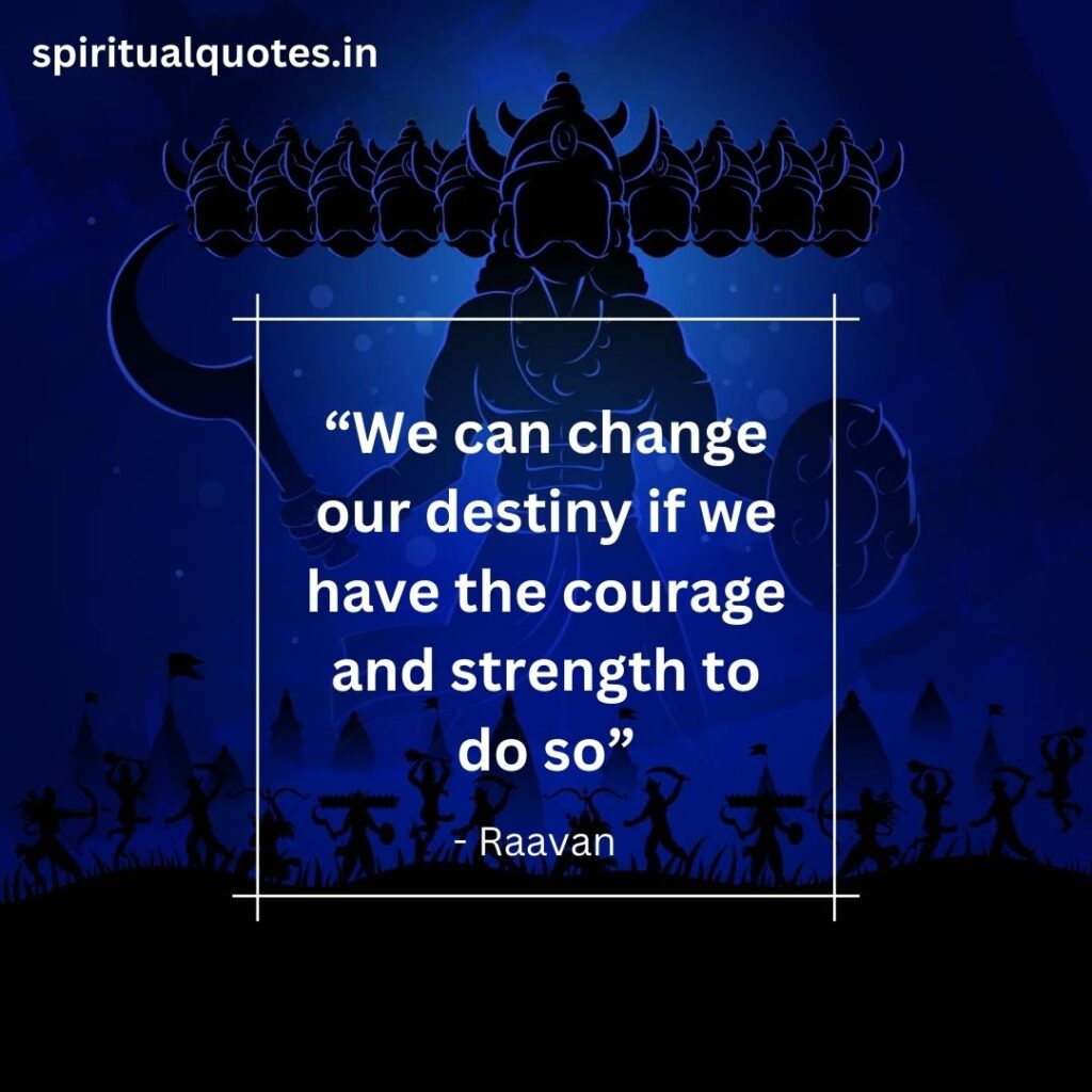 Raavan quotes on strength