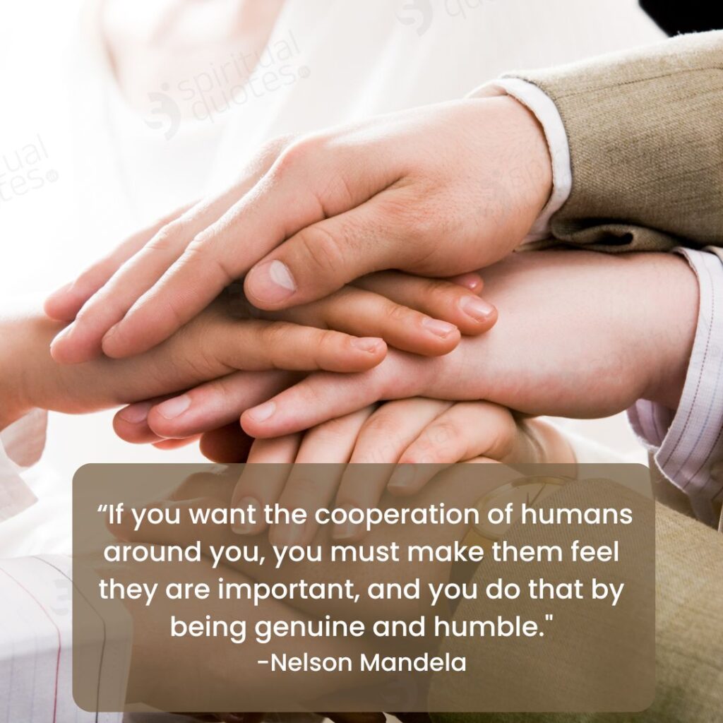 Quotes by Nelson Mandela on cooperation