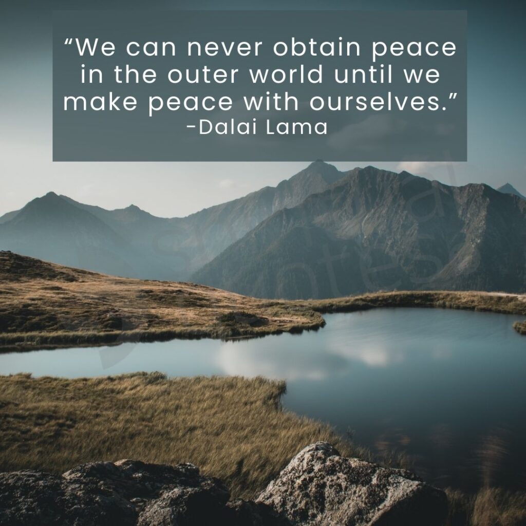 quotes by Dalai lama on peace
