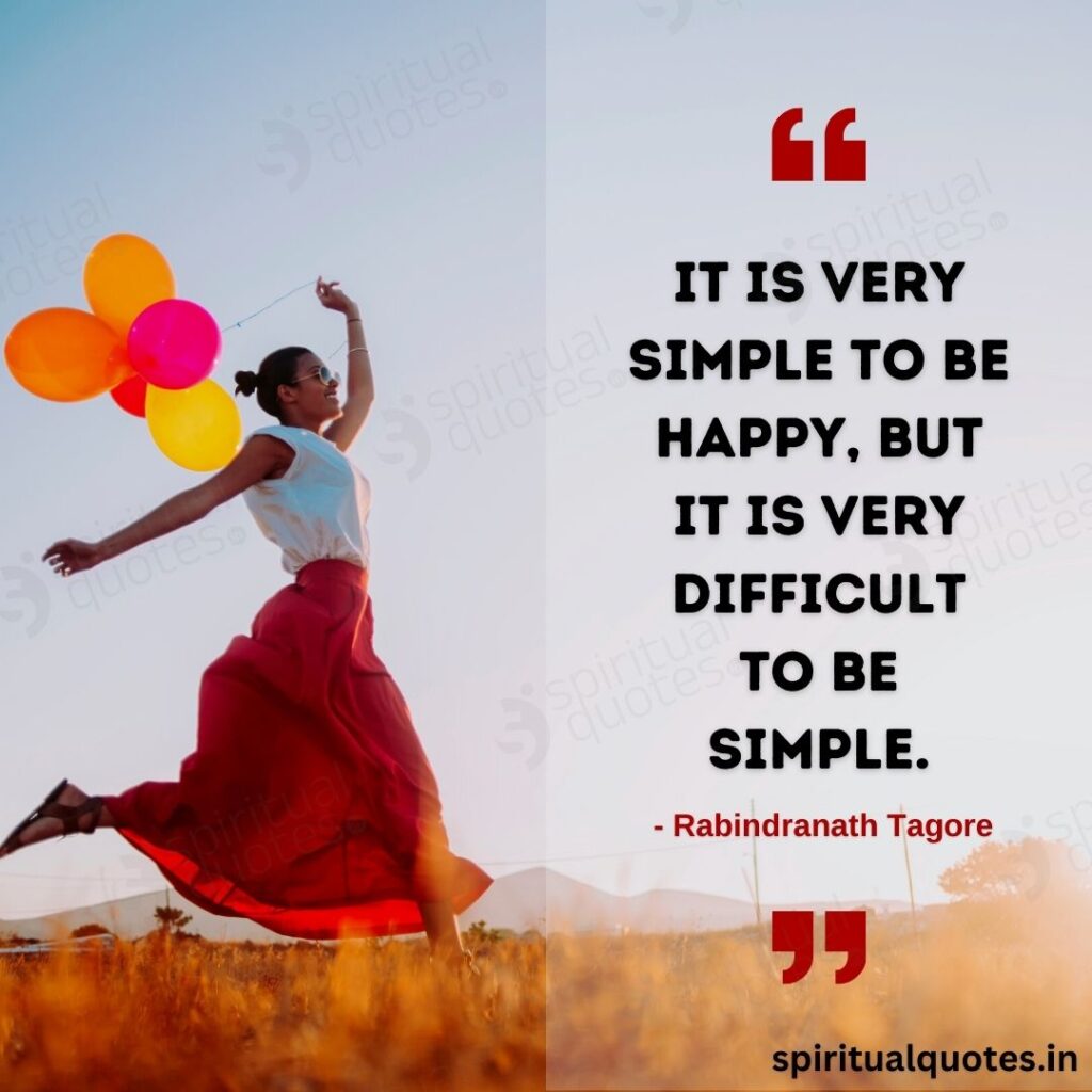 quotes by rabindranath on happiness