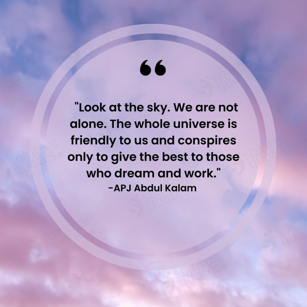 abdul kalam quotes on work