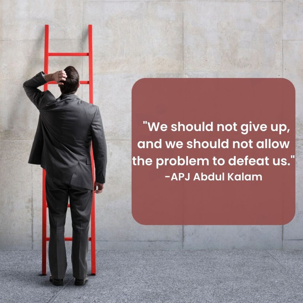 abdul kalam quotes on problems