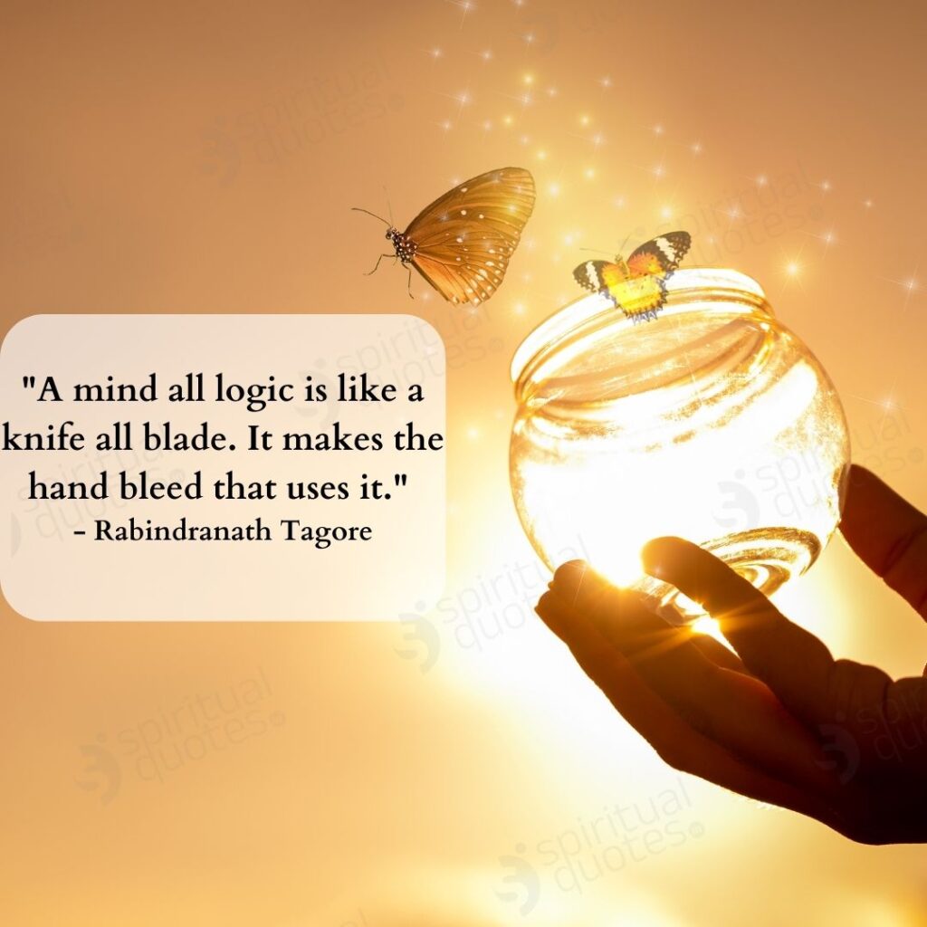 quotes on mind by rabindranath tagore