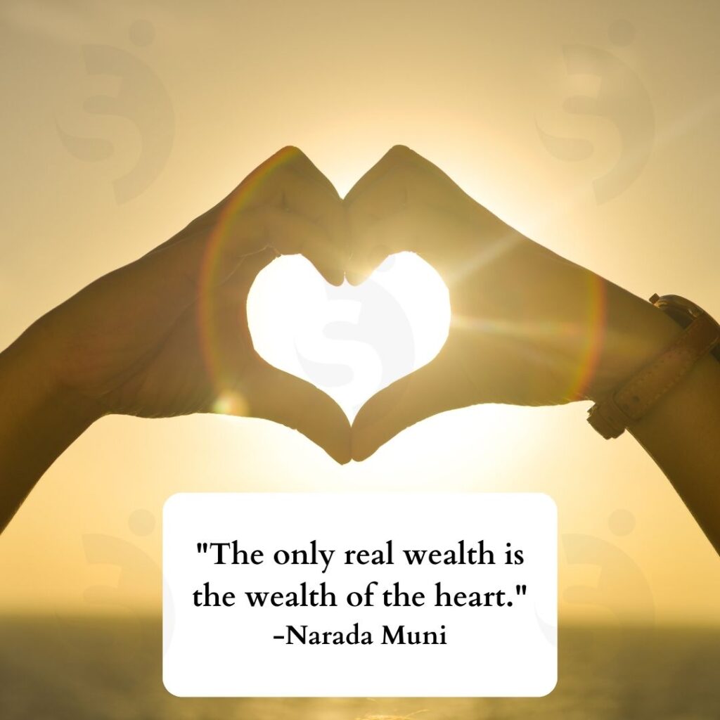 quotes by narad muni on wealth