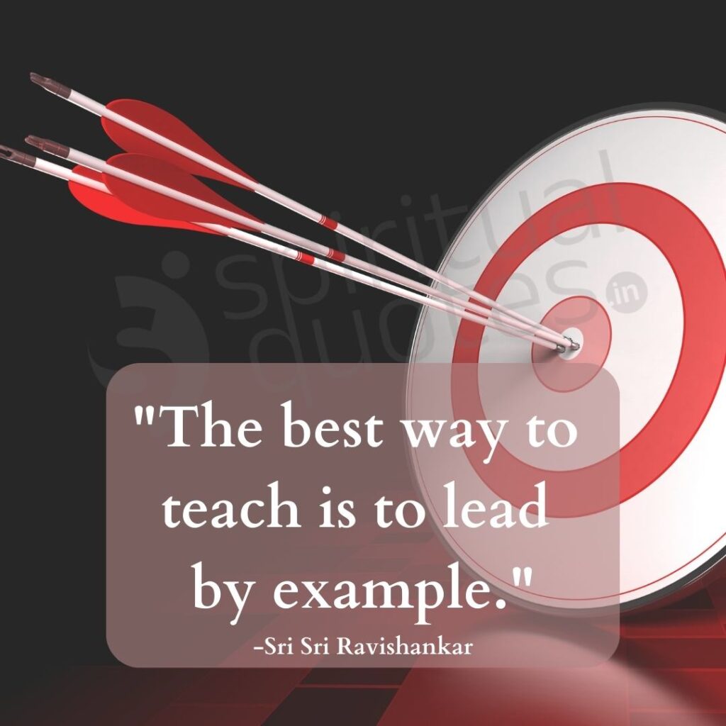 quotes by sri sri ravishankar on leadership
