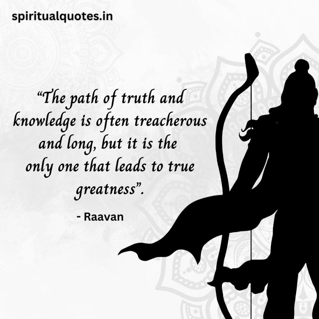 Raavan quotes on truth