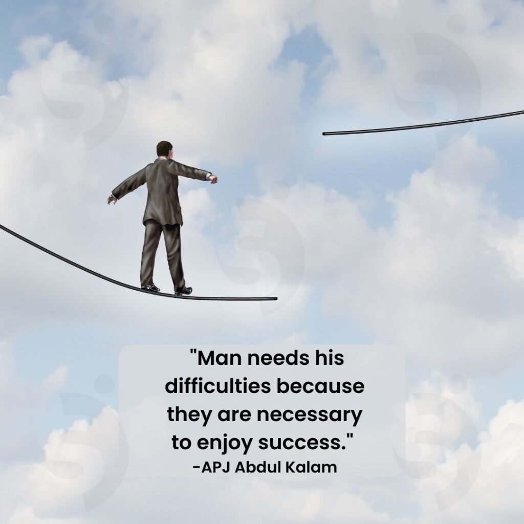 abdul kalam thoughts on difficulties