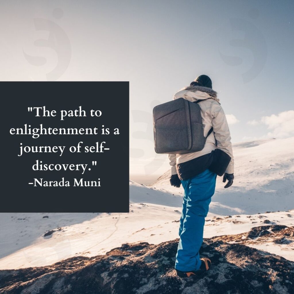 quotes by Narad muni on journey