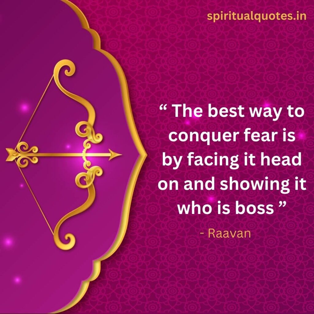 Quotes by raavan on fear