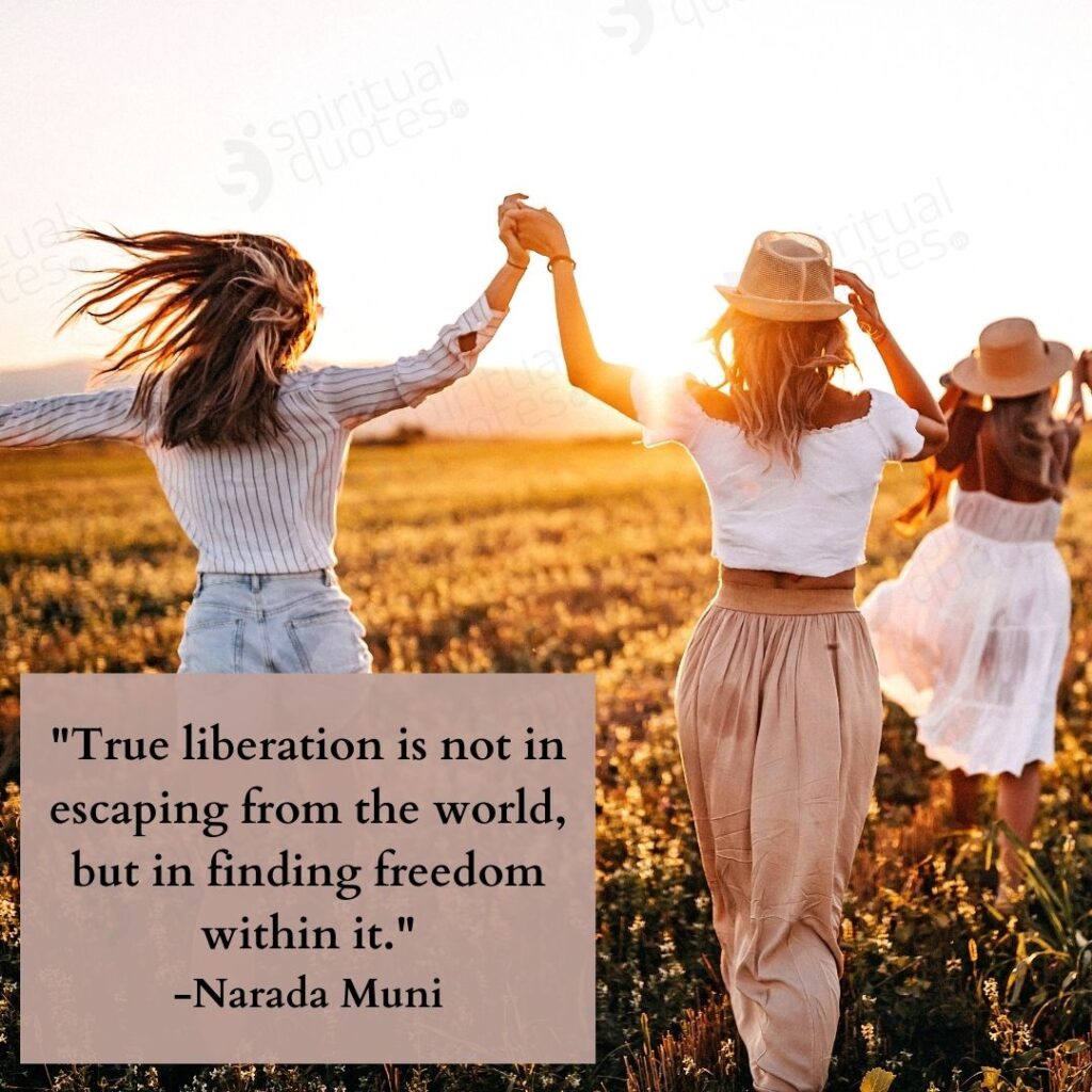 quotes by Narad muni on freedom