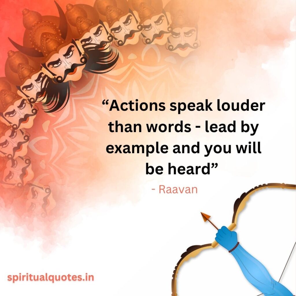 Quotes by raavan on actions