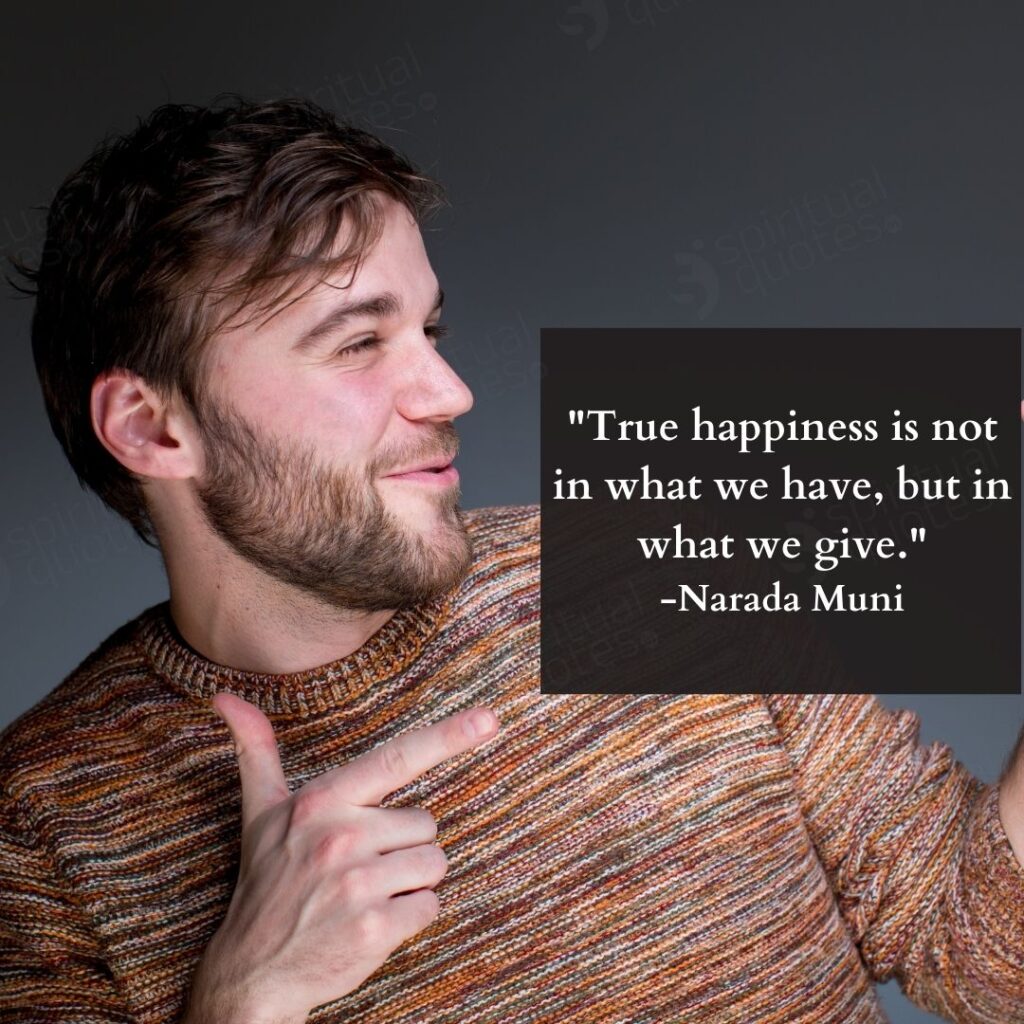 quotes by Narad muni on happiness