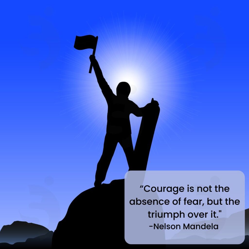 Quotes by Nelson Mandela on courage