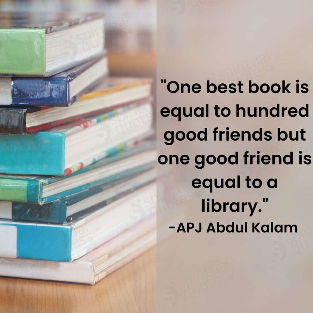 abdul kalam quotes on books
