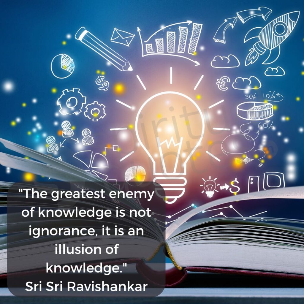 Ravi Shankar quotes on knowledge