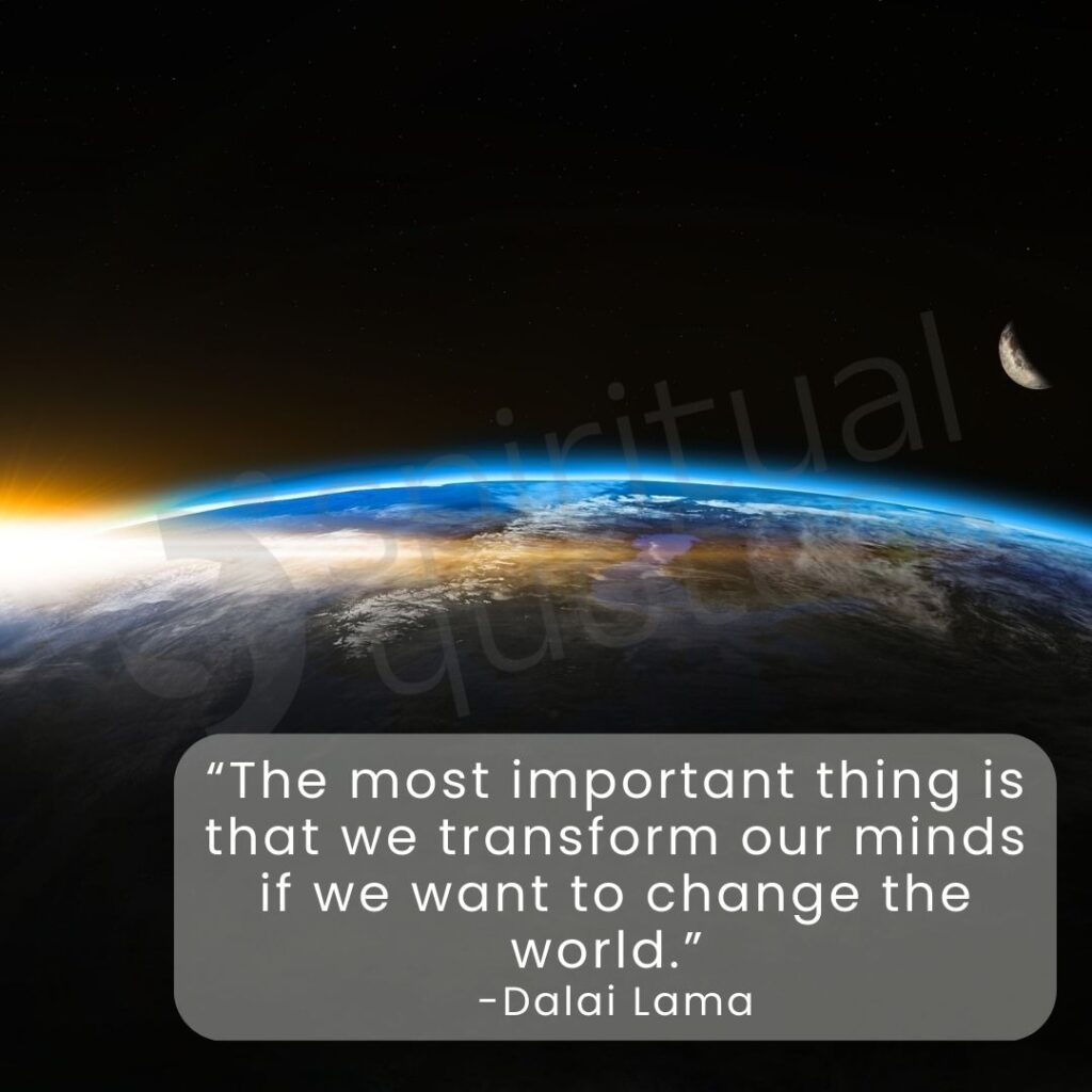 Dalai lama quotes on world