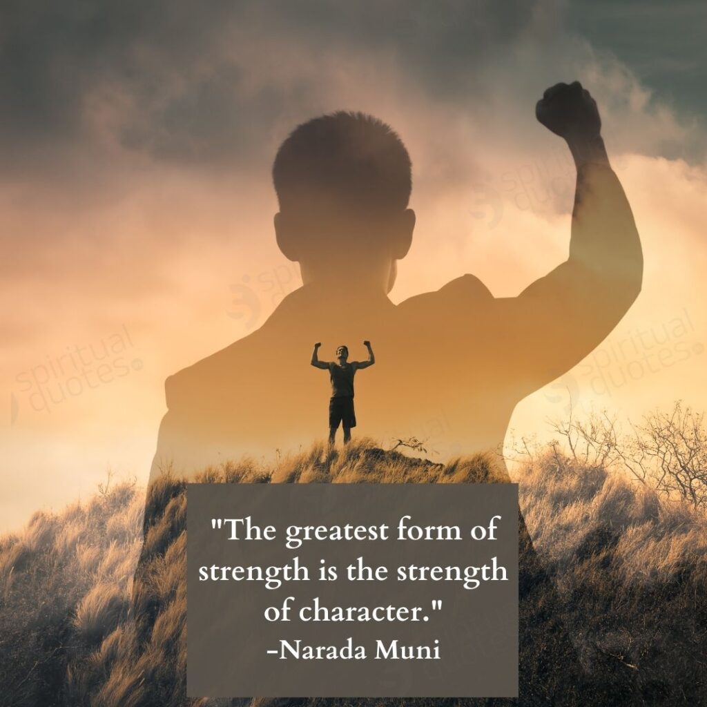 Narad muni words on strength