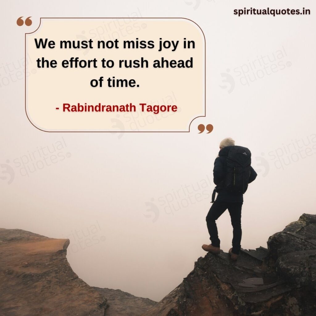 quotes by rabindranath on time