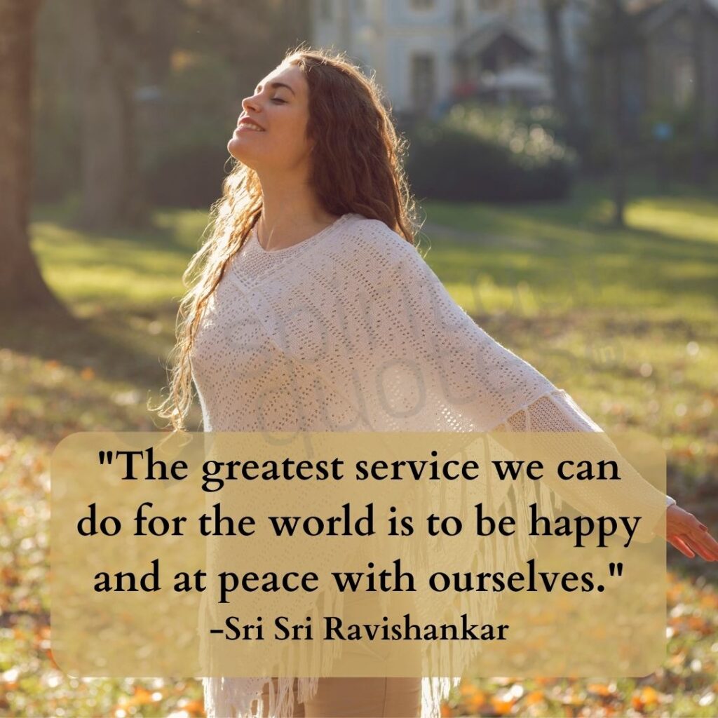quotes by sri sri ravishankar on world