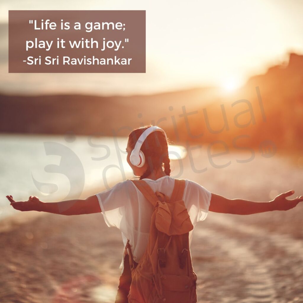 quotes by sri sri ravishankar on joy