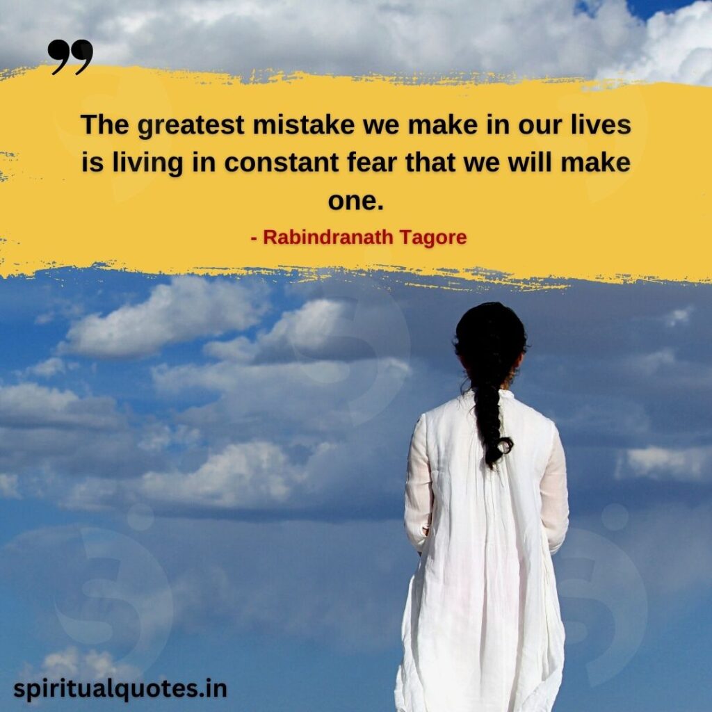 tagore quotes on mistakes