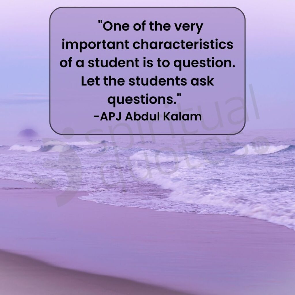 abdul kalam quotes on students