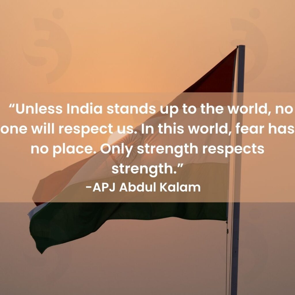 abdul kalam quotes on India