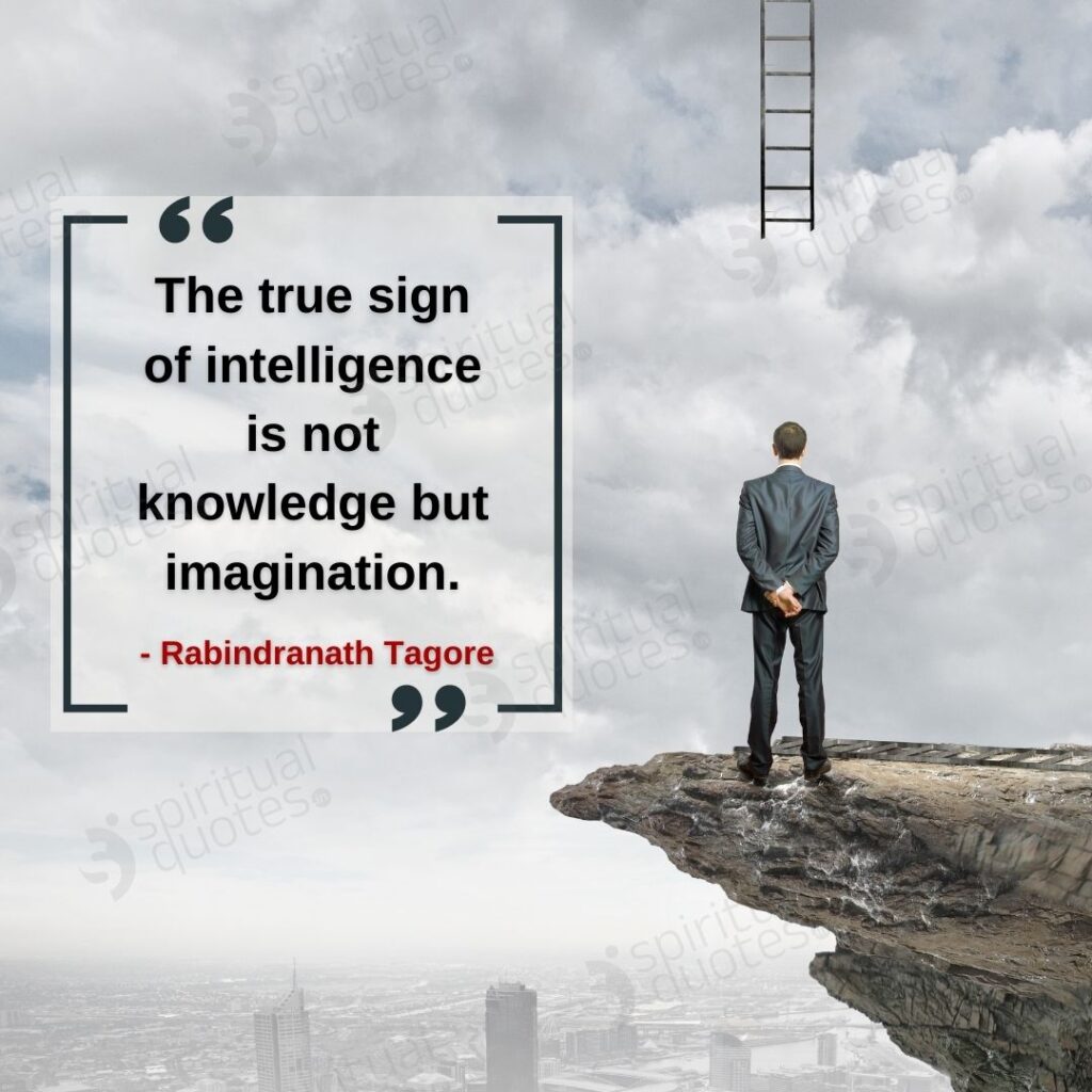 tagore quotes on intelligence