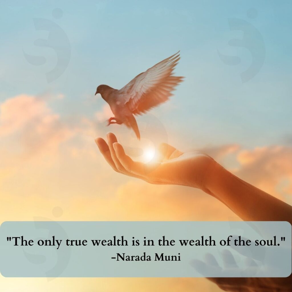 Narad muni words on soul