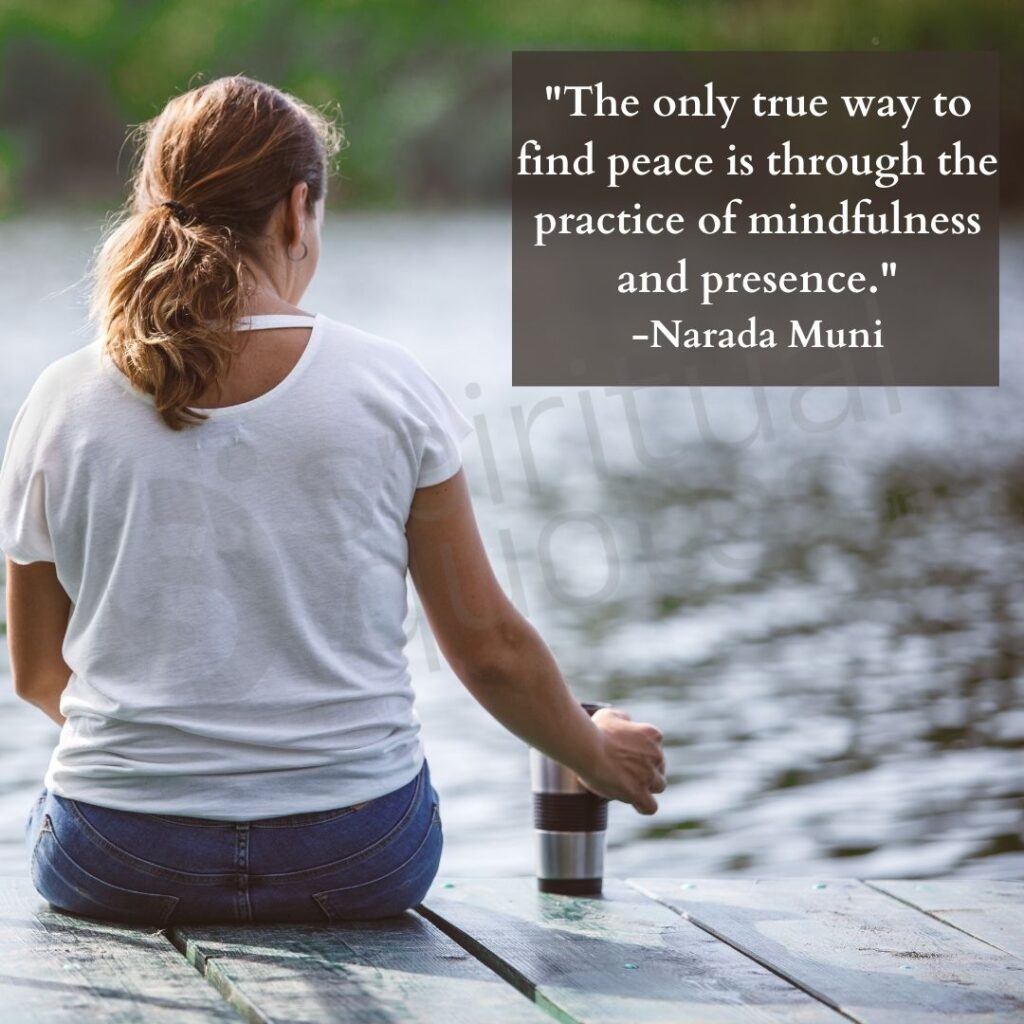 Narad muni words on inner peace
