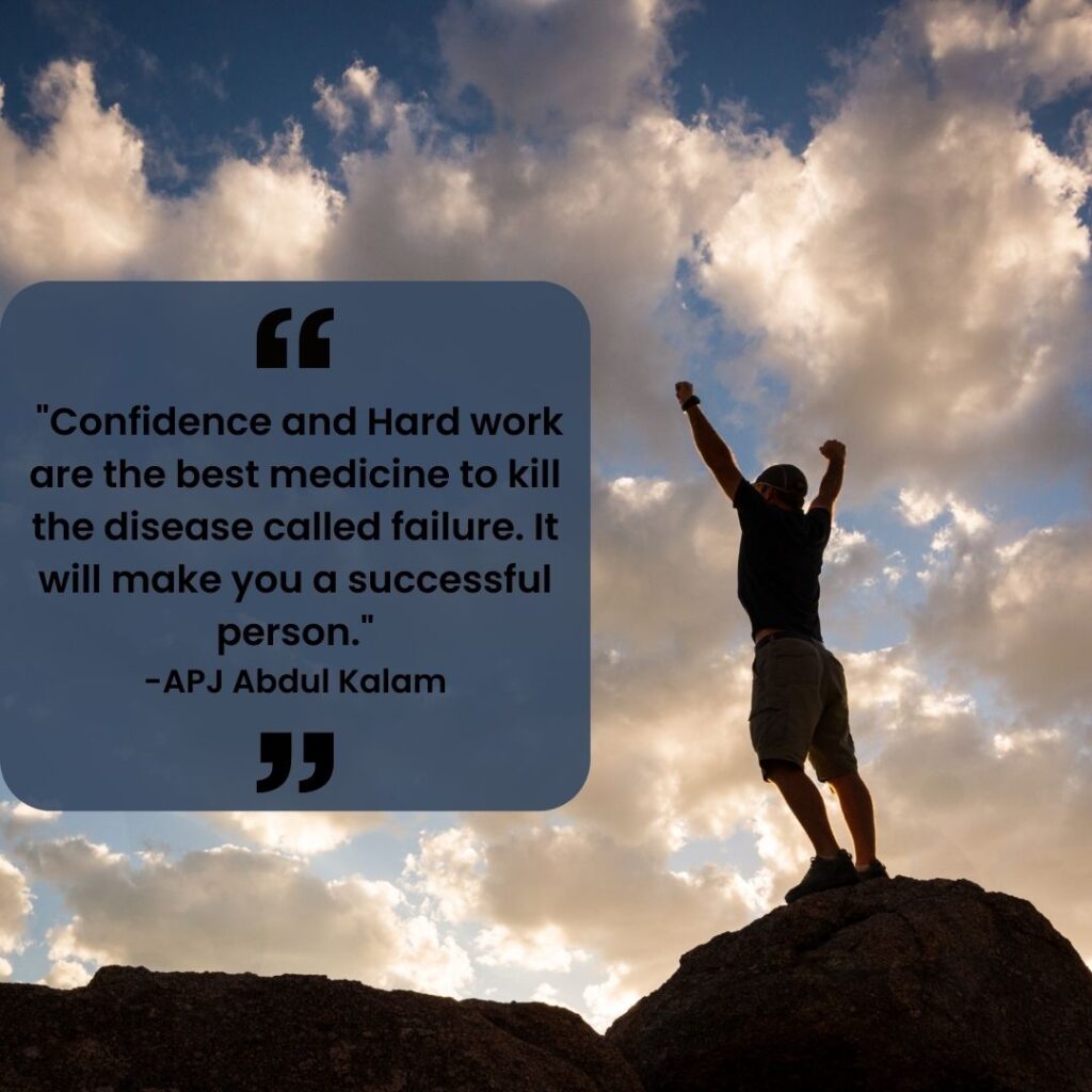 abdul kalam thoughts on confidence