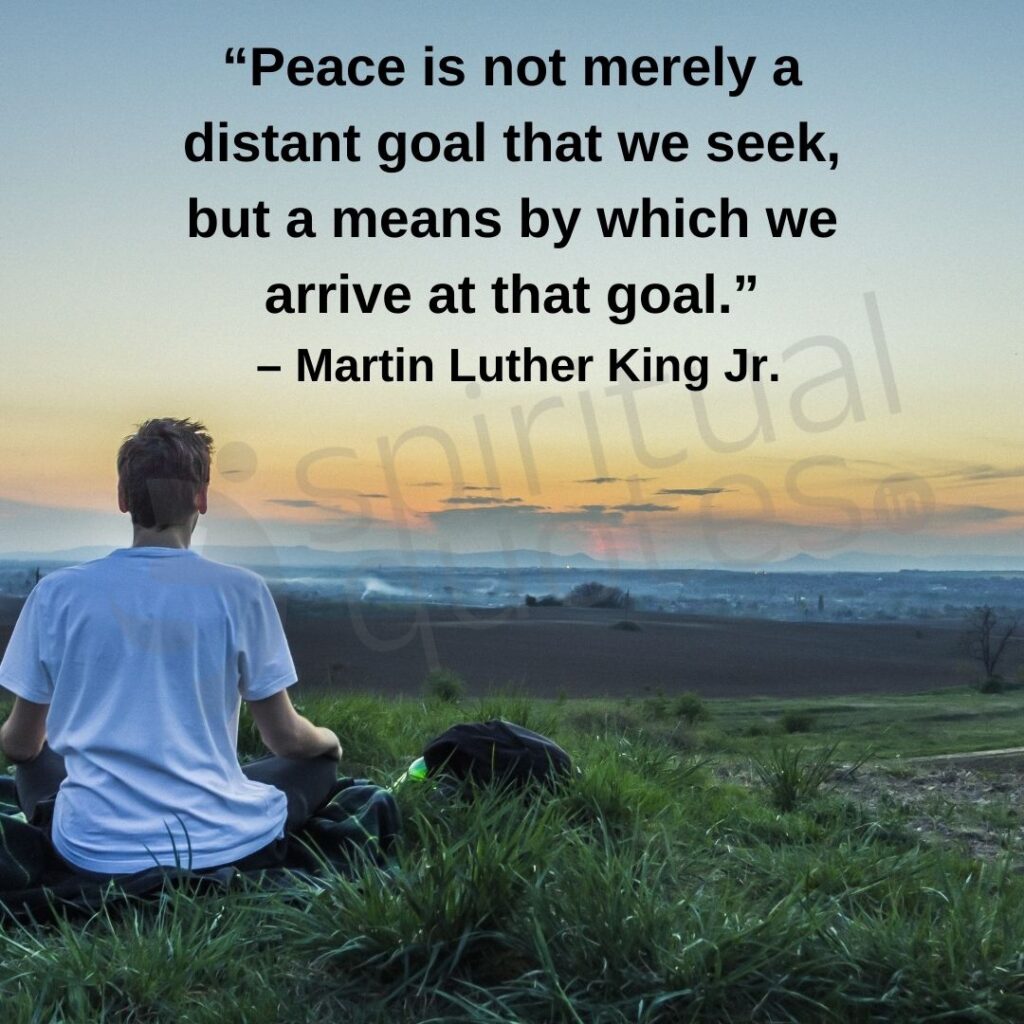 quotes on peace by martin luther king