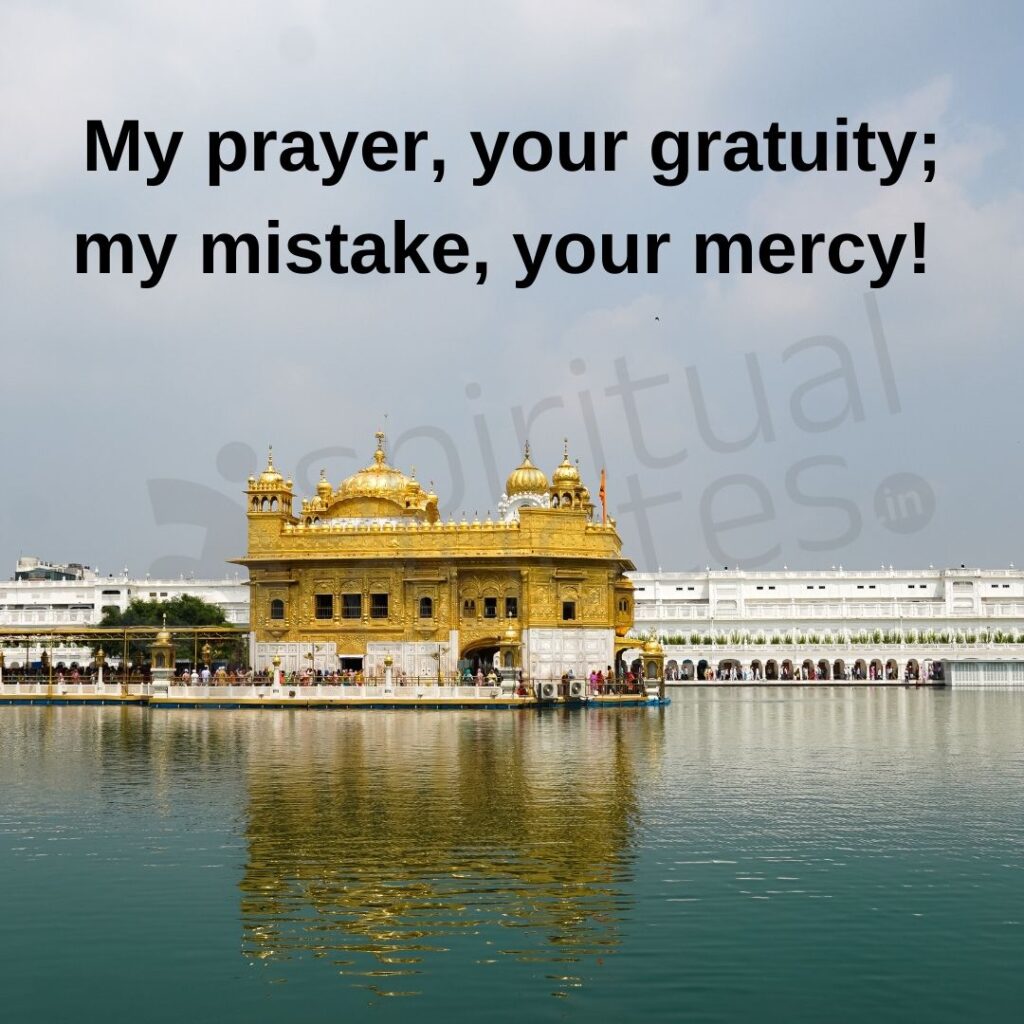 Quotes by Waheguru on mistakes