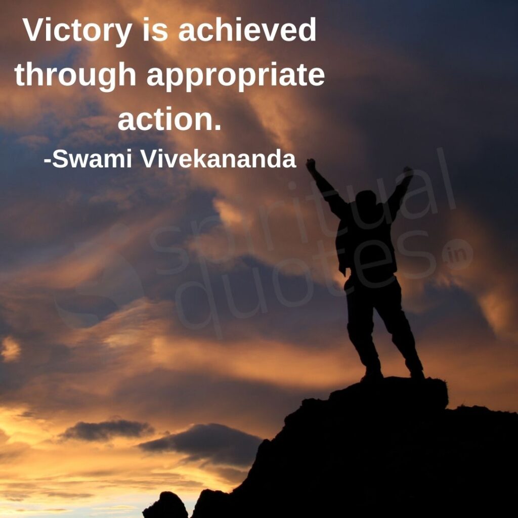 Vivekananda quotes on victory