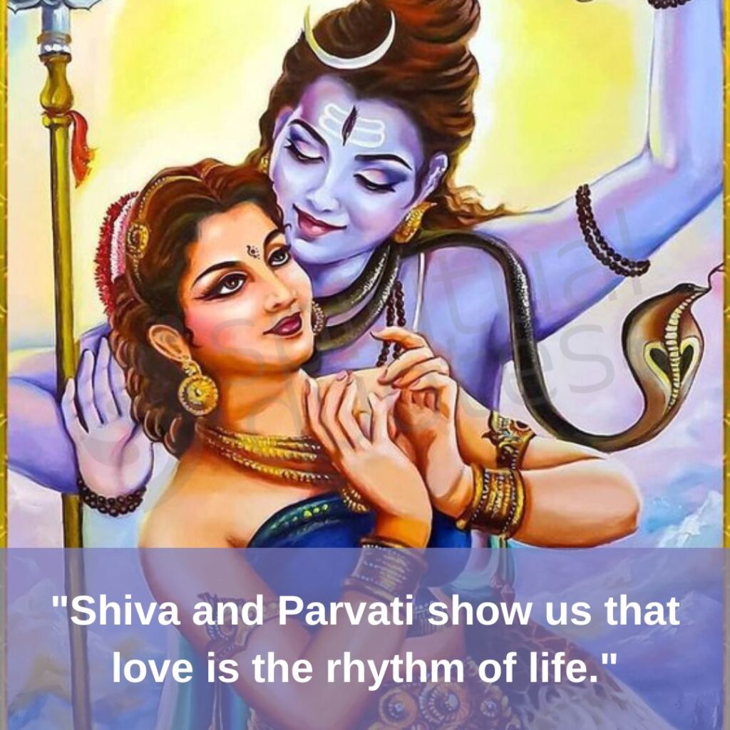 Shiva and Parvati quote on life