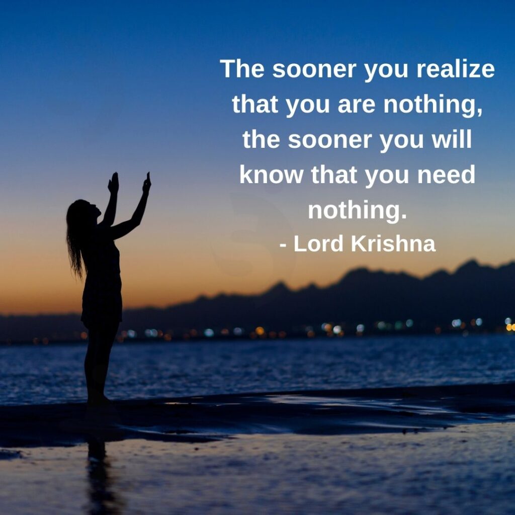 Quotes by Krishna on wisdom