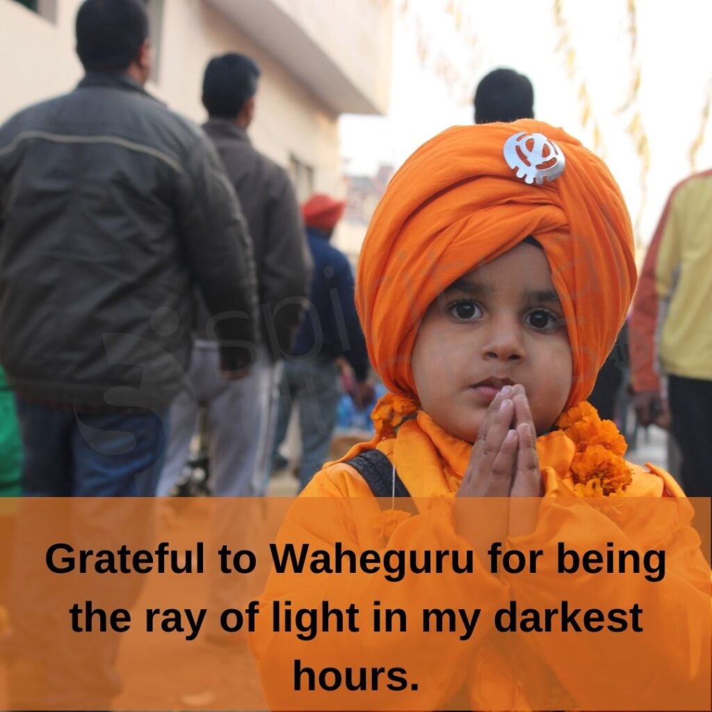 Quotes by Waheguru on gratefulness