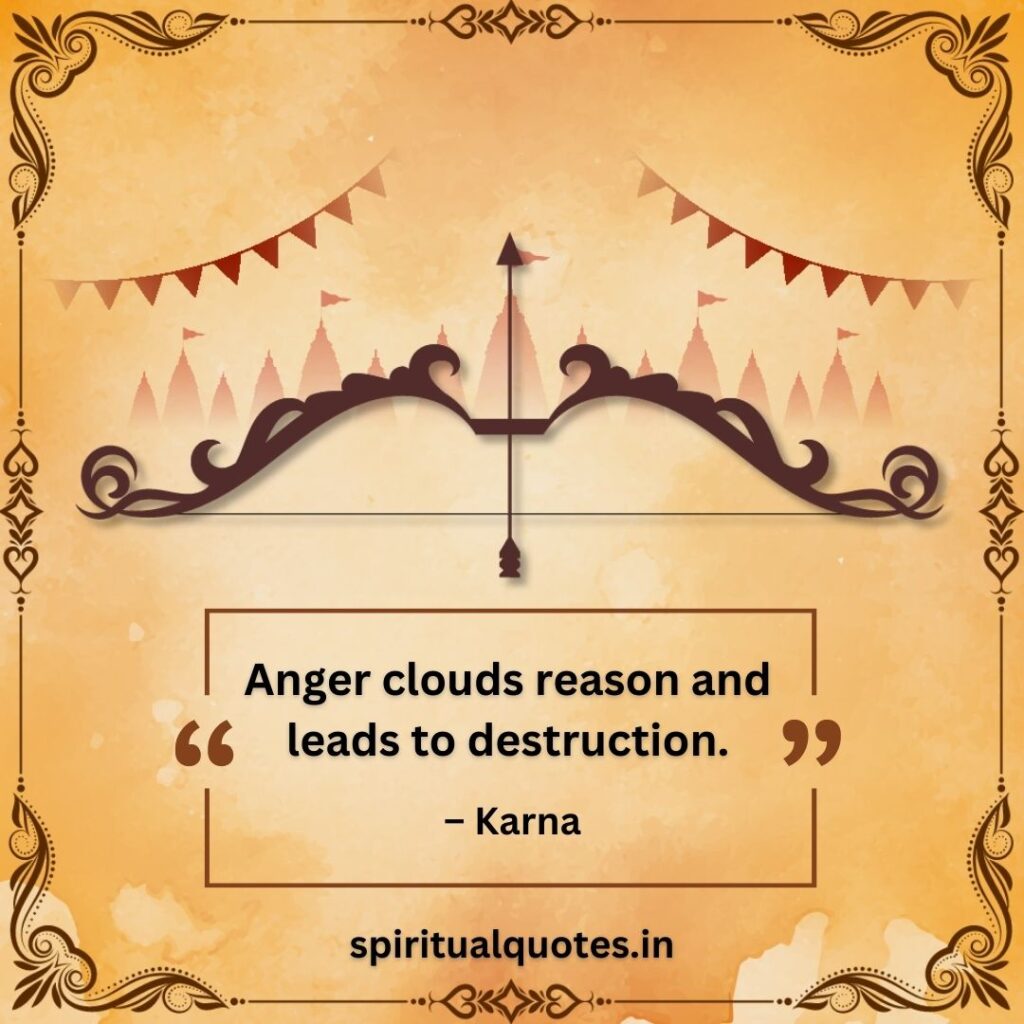 karna quotes on destruction