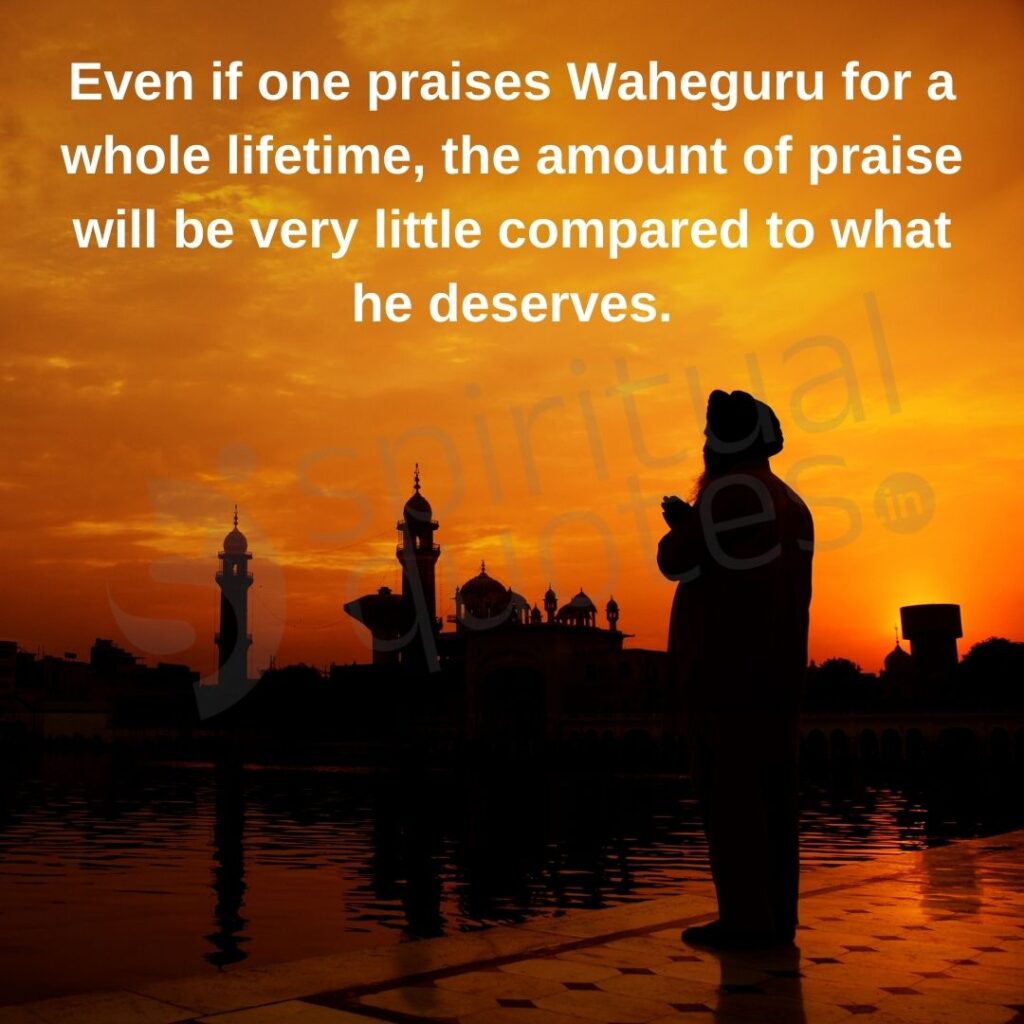 Quotes by Waheguru on lifetime