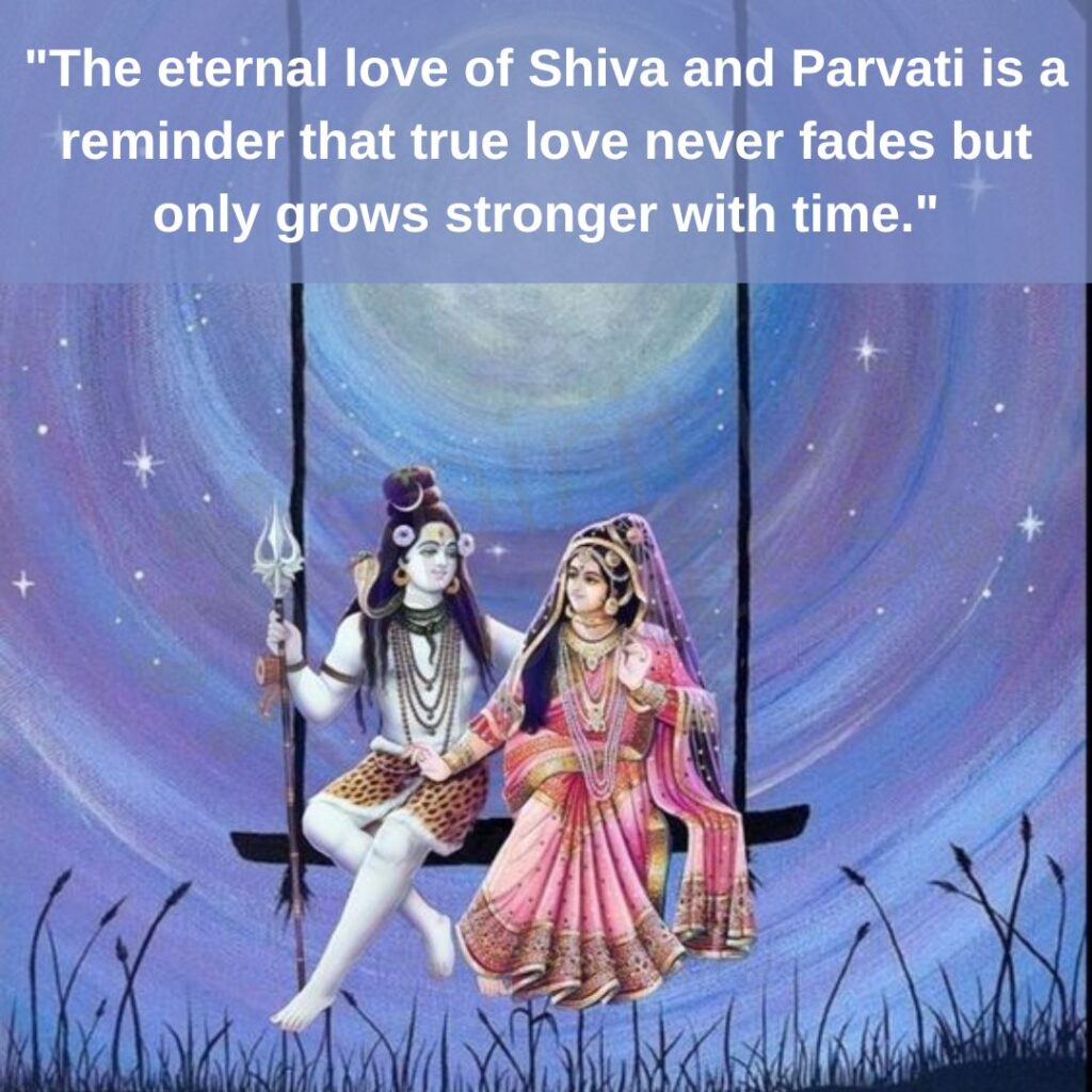 Quote by shiv and Parvati on eternal love